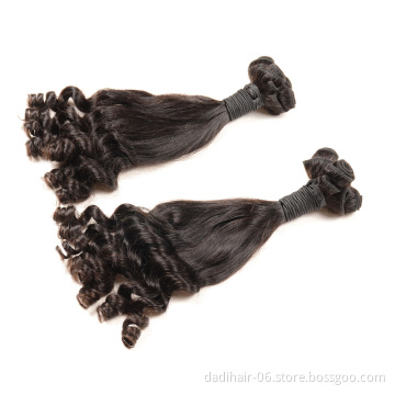 Unprocessed 7a Brazilian Virgin Hair 100% Human Hair Weave Bouncy Curls 3pcs hair Extensions